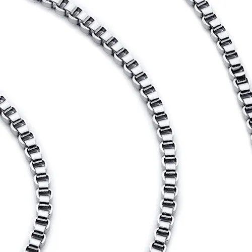 22 Inch 3mm Stainless Steel Rolo Link Chain Necklace