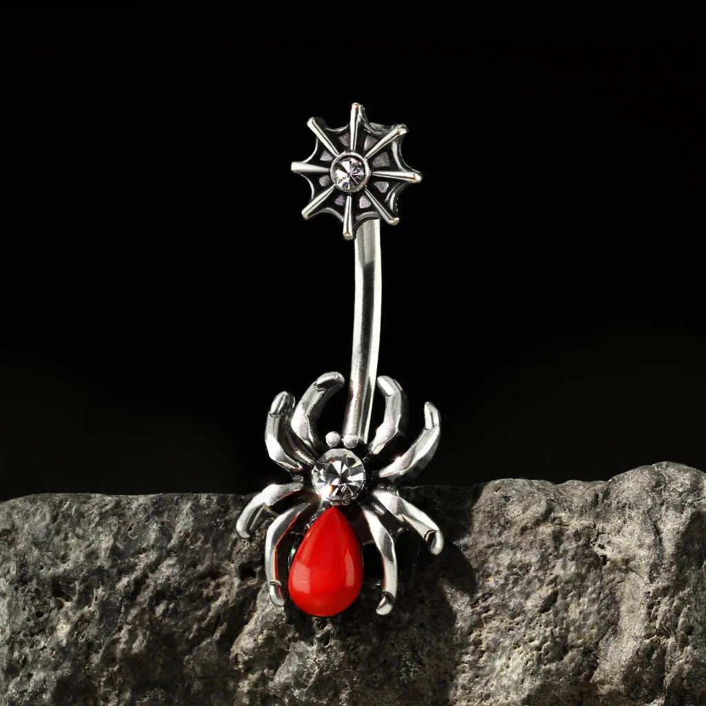 Australia's Redback Belly Button Ring