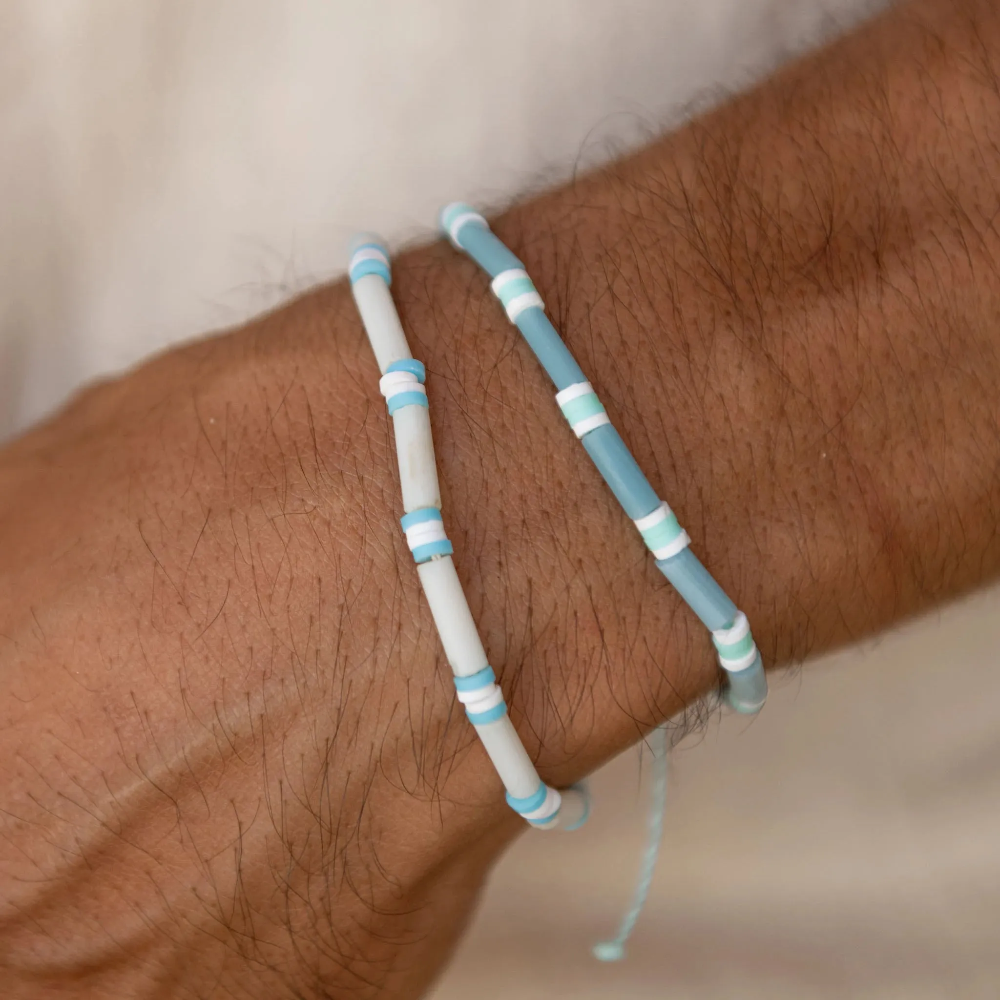 Azure Shores Beaded Bracelet