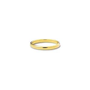 Barrel 2mm Wedding Band 18ct Yellow Gold