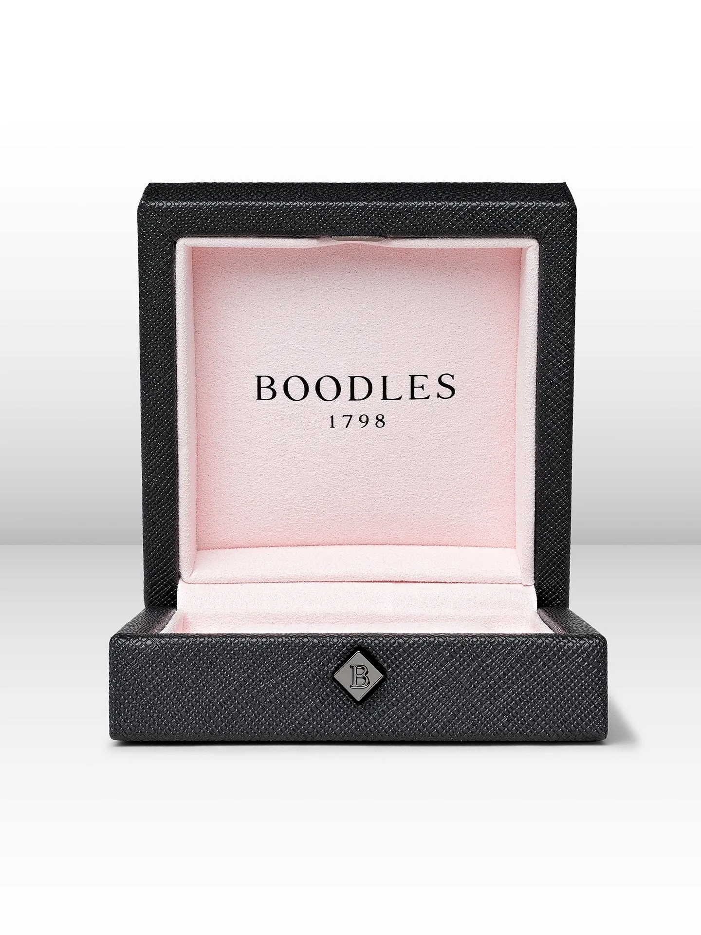 Be Boodles Platinum and Rose Gold Diamond Earrings