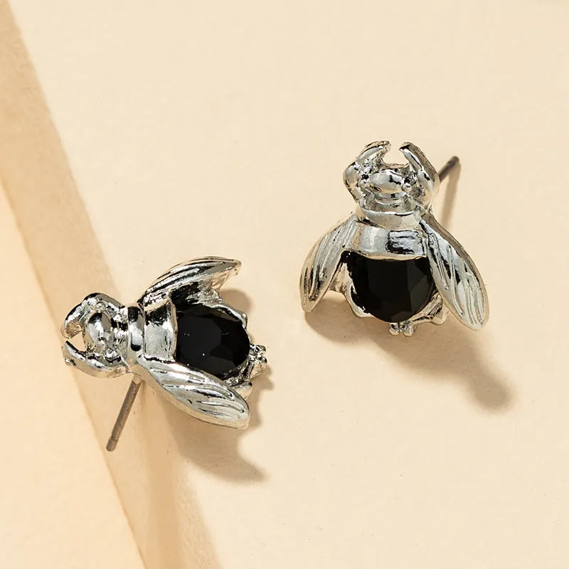 Bee Insect Alloy Earrings Set - Trendy Earrings from Vienna Verve