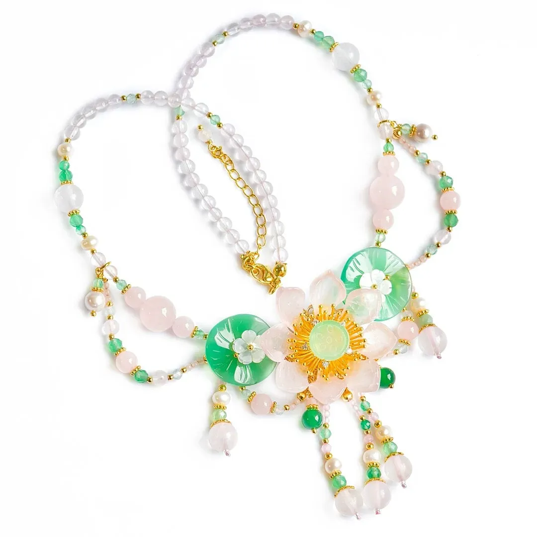 Blooming Lotus Necklace