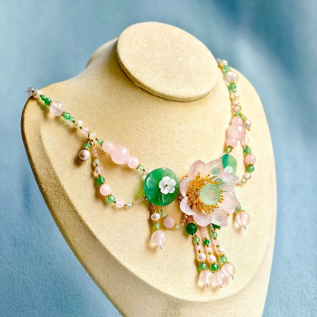 Blooming Lotus Necklace