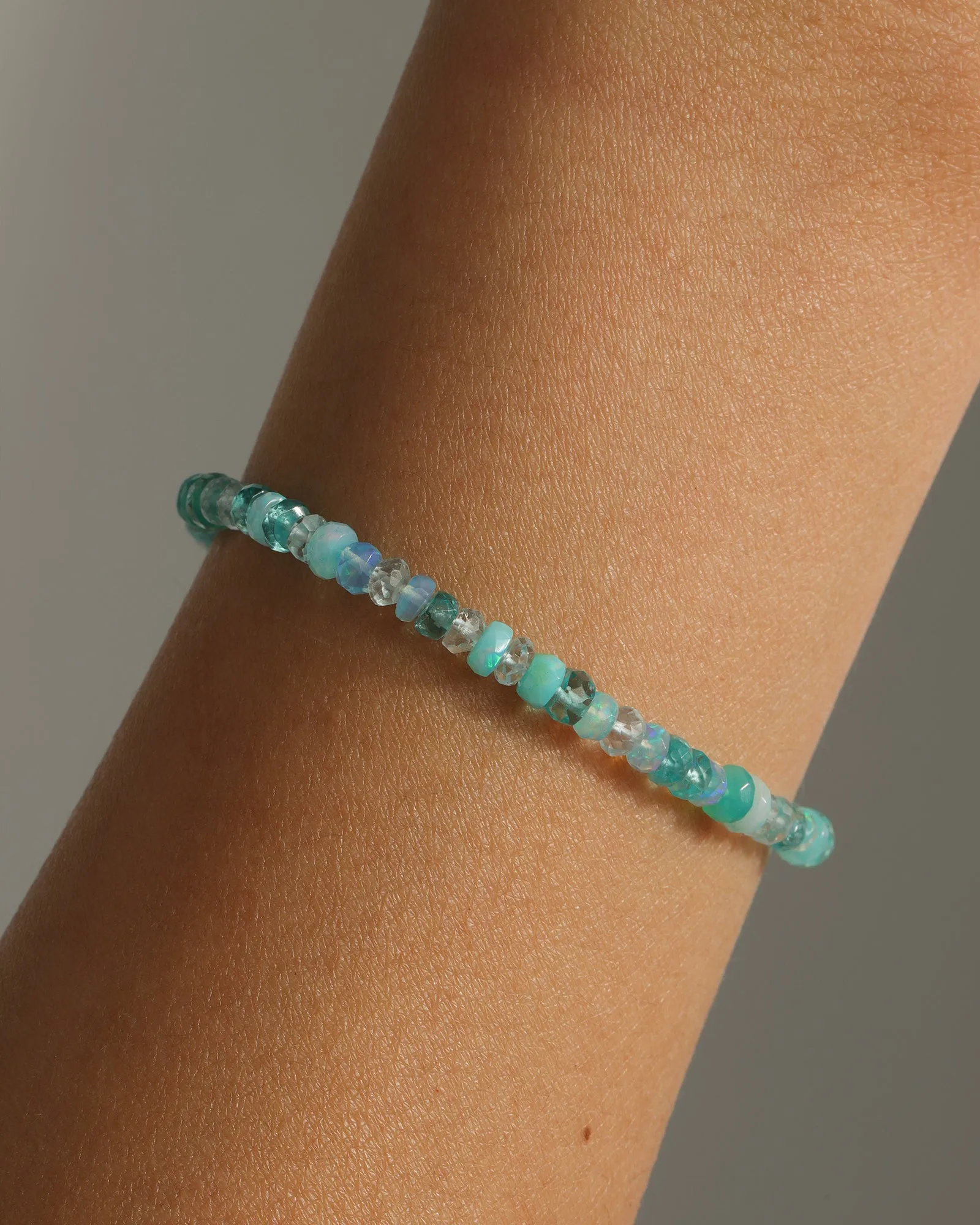 Blue Mix Stone Bracelet | 4mm