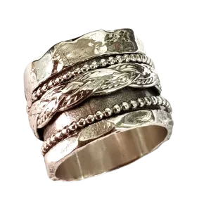 Bluenoemi Sterling Silver Rings for Woman Spinning ring