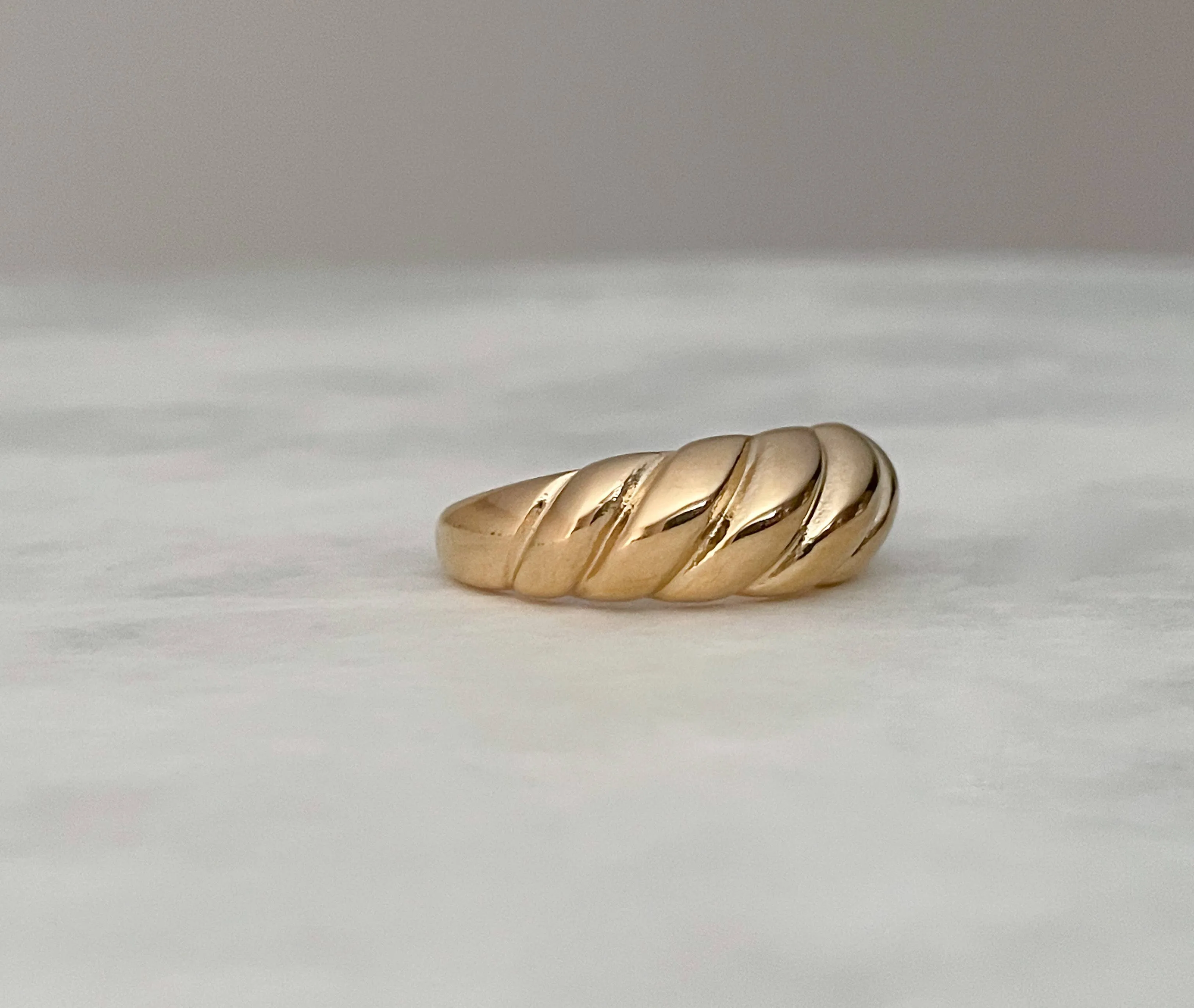 Bold Croissant Ring