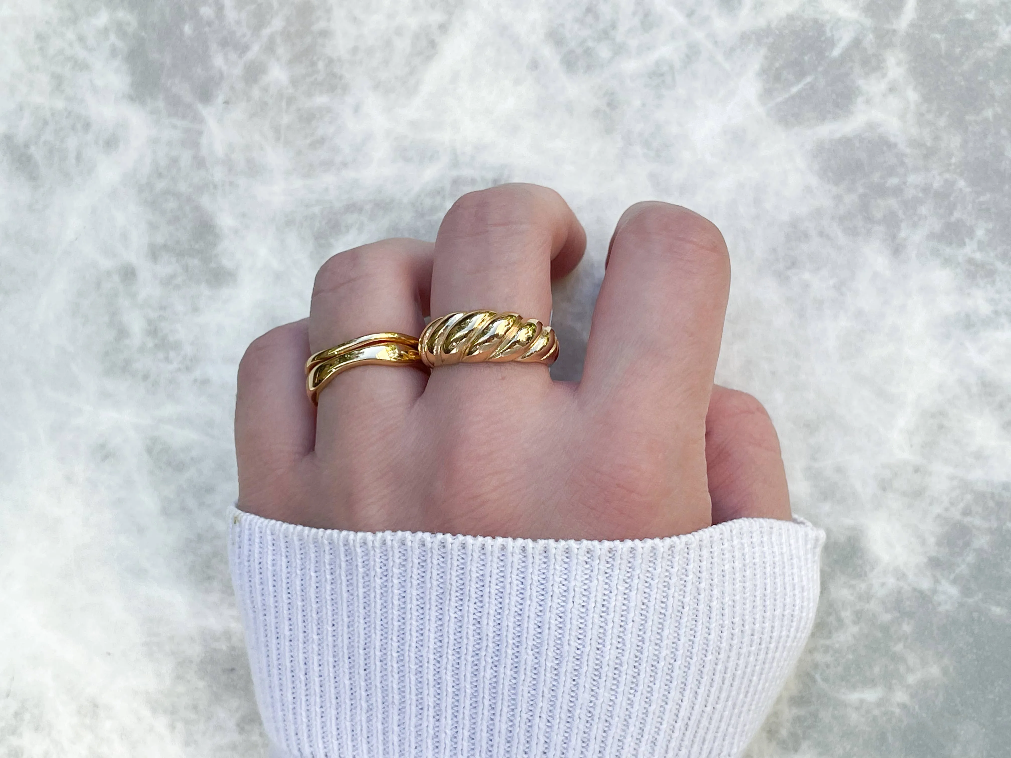 Bold Croissant Ring