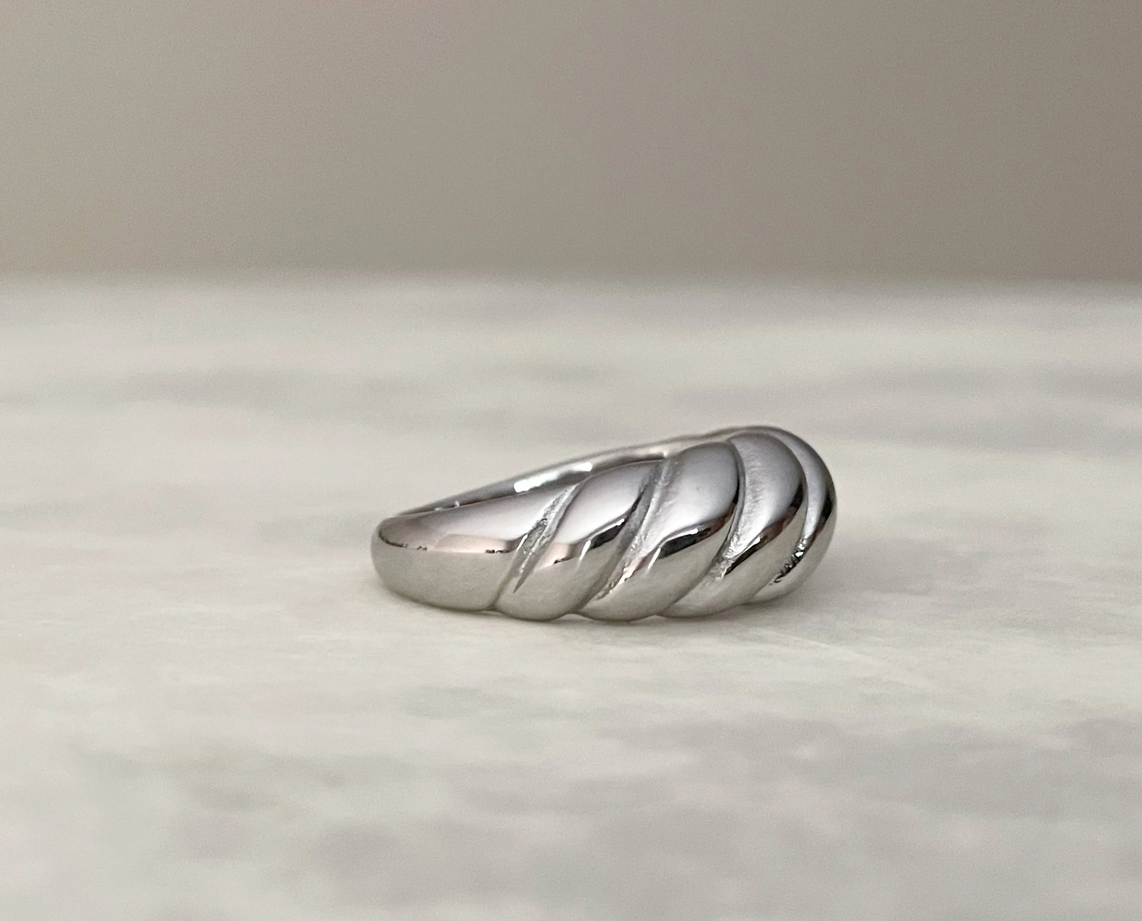 Bold Croissant Ring