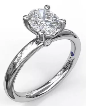 Classic Oval Cut Solitaire