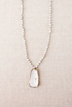 Coastal Calm Oyster Necklace