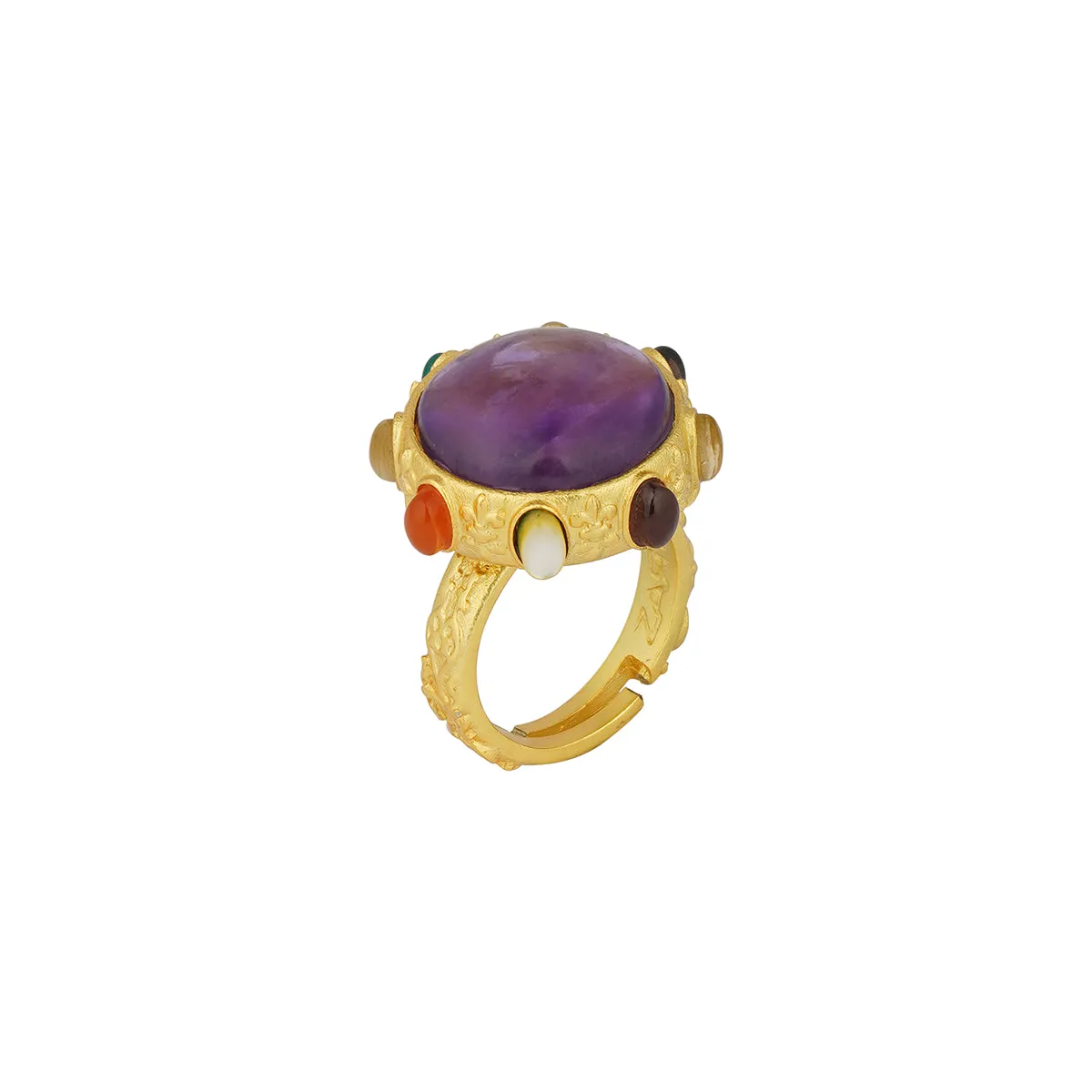 Colour Code Navratna Ring