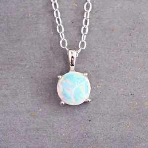 Dainty Opal Necklace