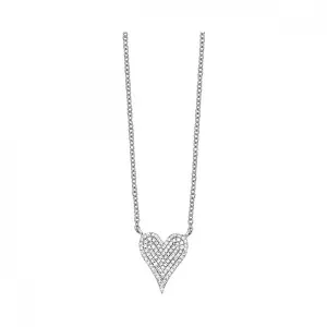 Diamond Pavé Heart Pendant