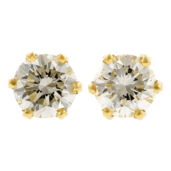 Diamond Stud Earrings