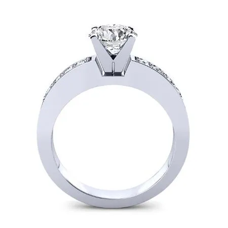 Eliza - Round Lab Diamond Engagement Ring (IGI Certified)