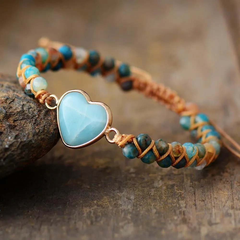 FROM THE HEART AMAZONITE BRACELET