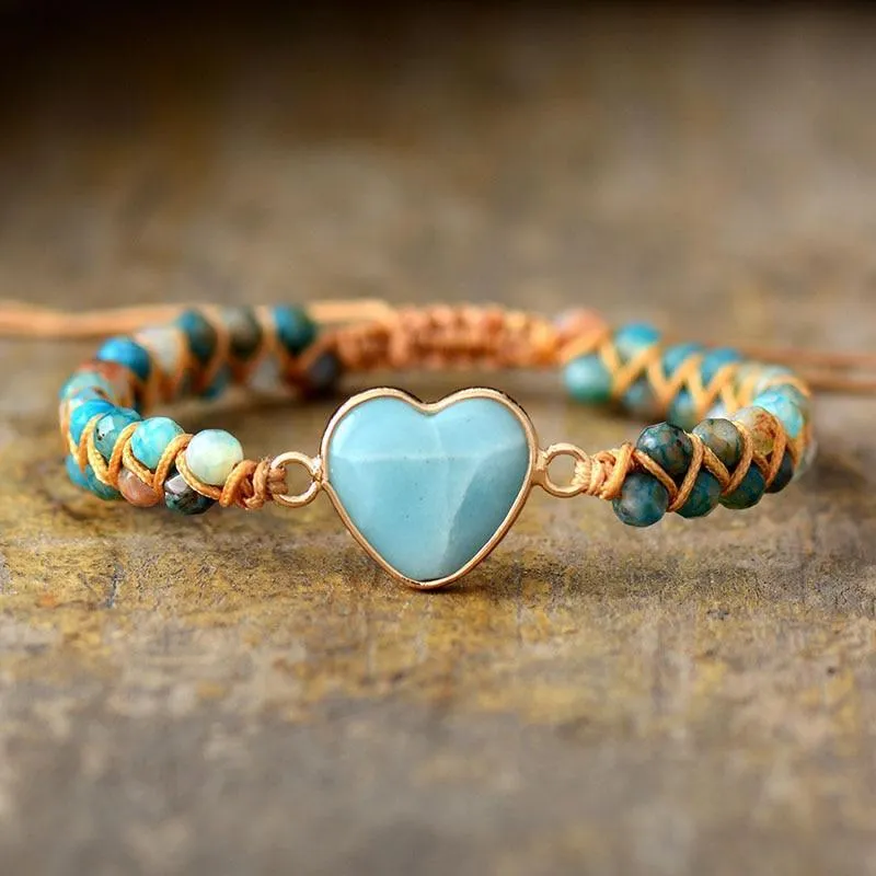 FROM THE HEART AMAZONITE BRACELET