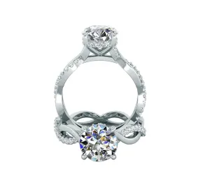 INFINITY STYLISH DIAMOND ENGAGEMENT RING