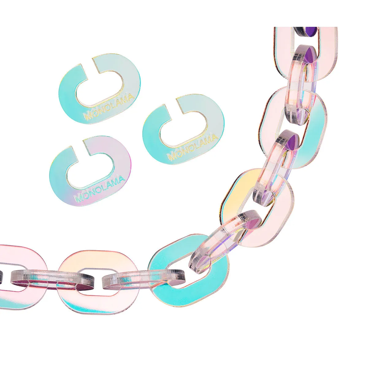 Iridescent Chain Necklace