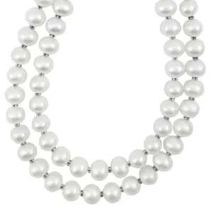 Luna Double Strand Pearl Necklace