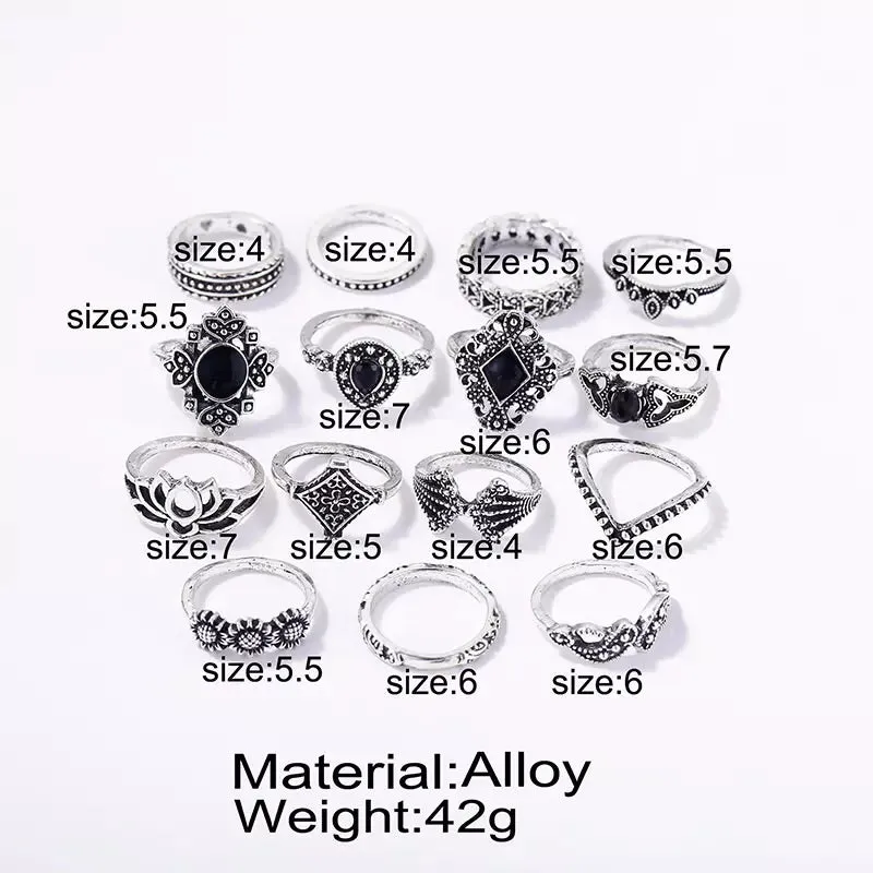 Malefi 15 Piece Ring Set - LAST CHANCE / FINAL SALE