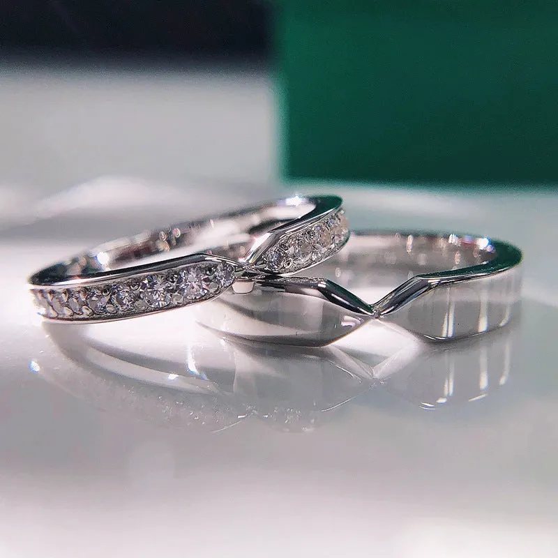 Matching Lab Grown Diamond Rings for Couples