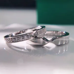 Matching Lab Grown Diamond Rings for Couples