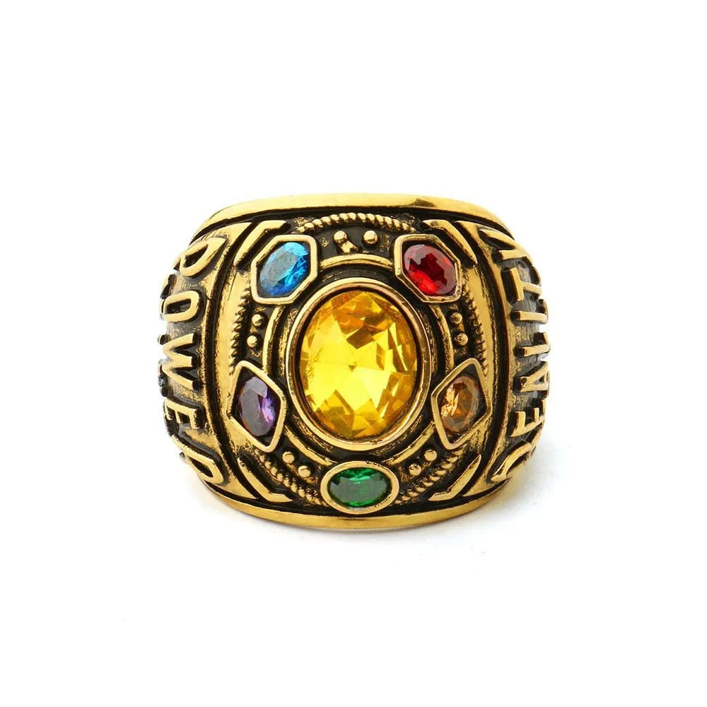 Men's Power Infinity Wars Thanos Cosplay Alloy Ring