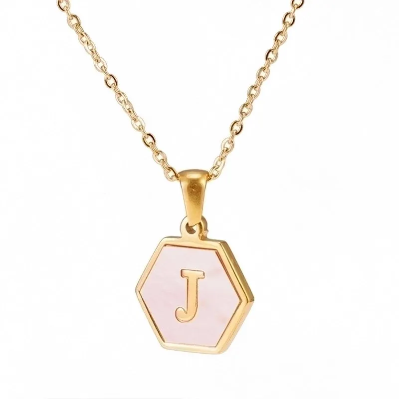 Modern Style Letter Stainless Steel Necklace Plating Stainless Steel Necklaces