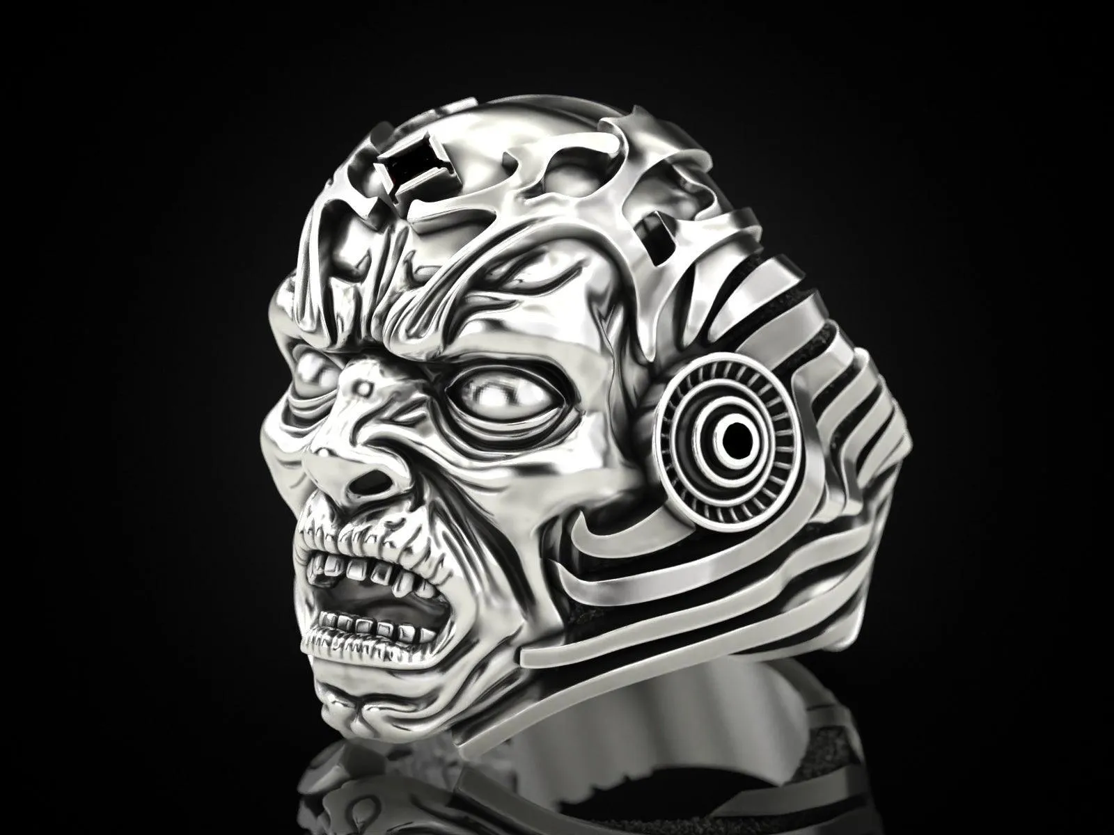 Monster Head Ring