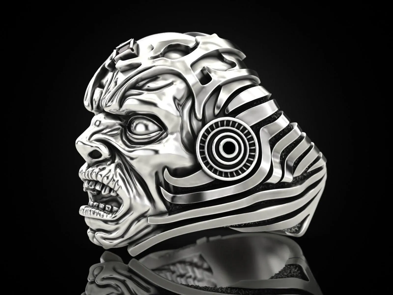 Monster Head Ring