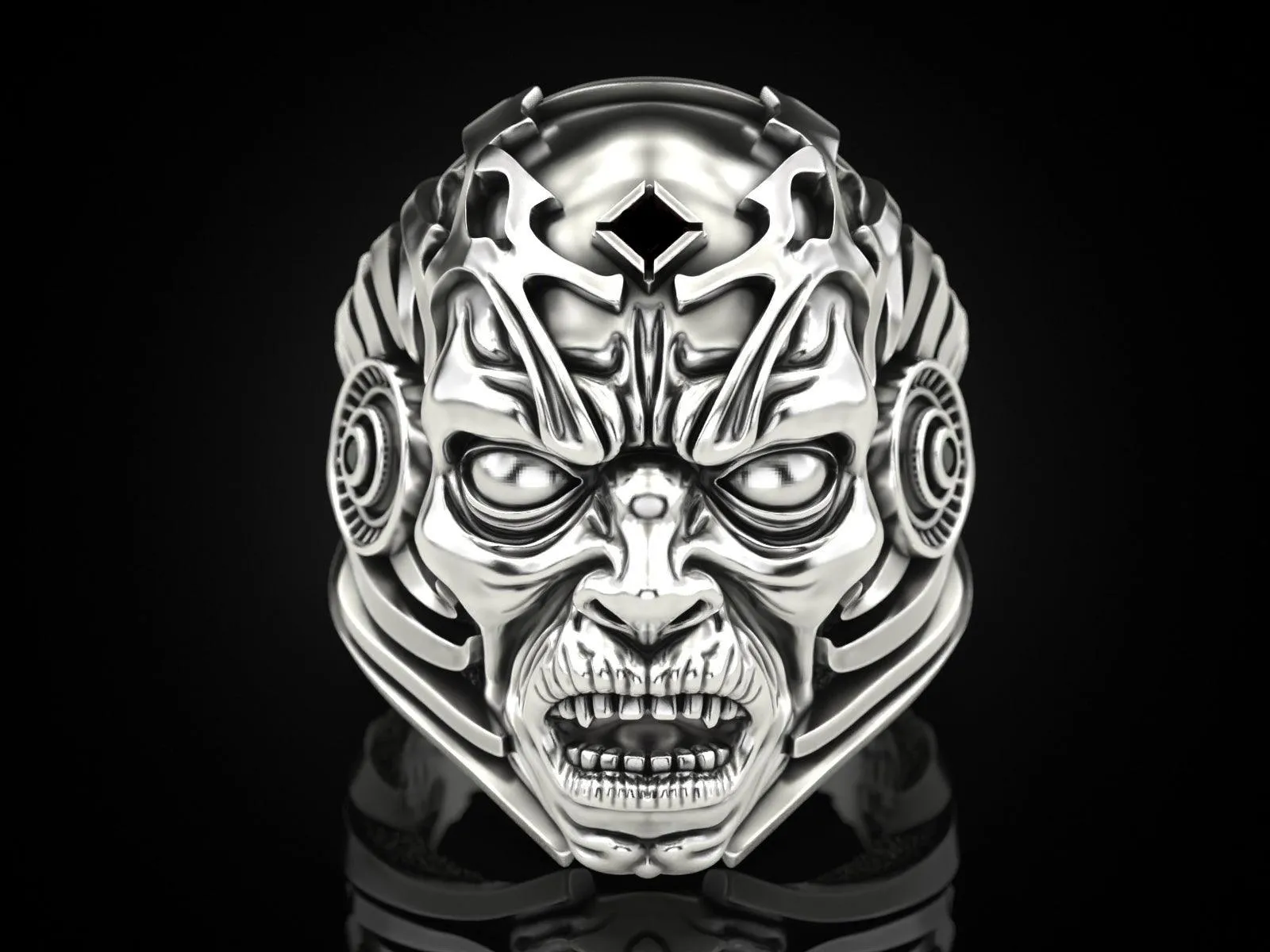 Monster Head Ring