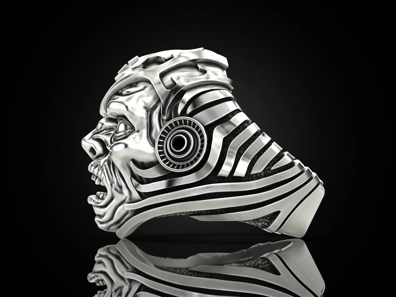 Monster Head Ring