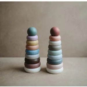 Mushie Stacking Rings Toy