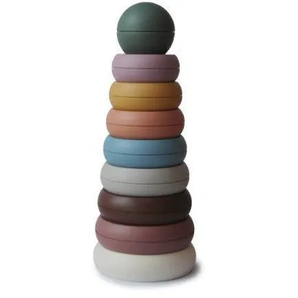 Mushie Stacking Rings Toy