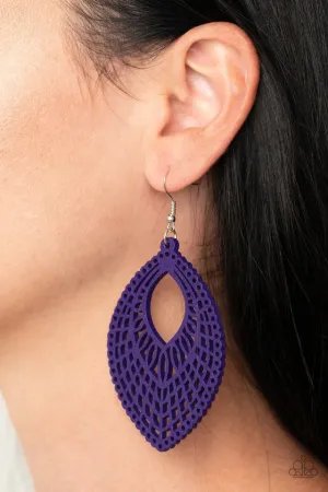 Paparazzi Earring ~ One Beach At A Time - Purple