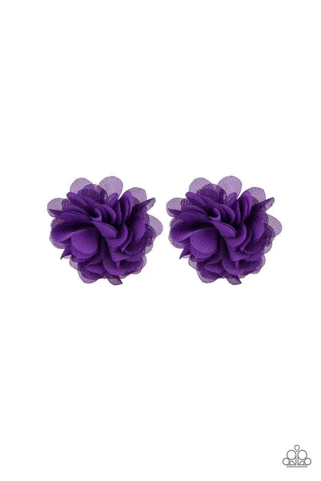 Paparazzi Hair Accessories ~ Basket Full of Posies - Purple