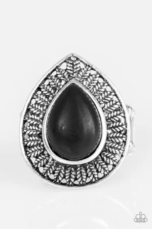 Paparazzi Ring ~ Totally Tropicana - Black