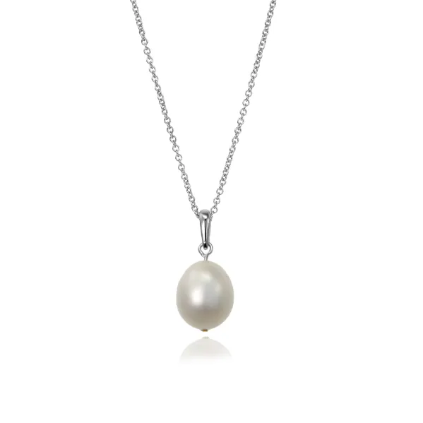 Pearl Drop Silver Pendant