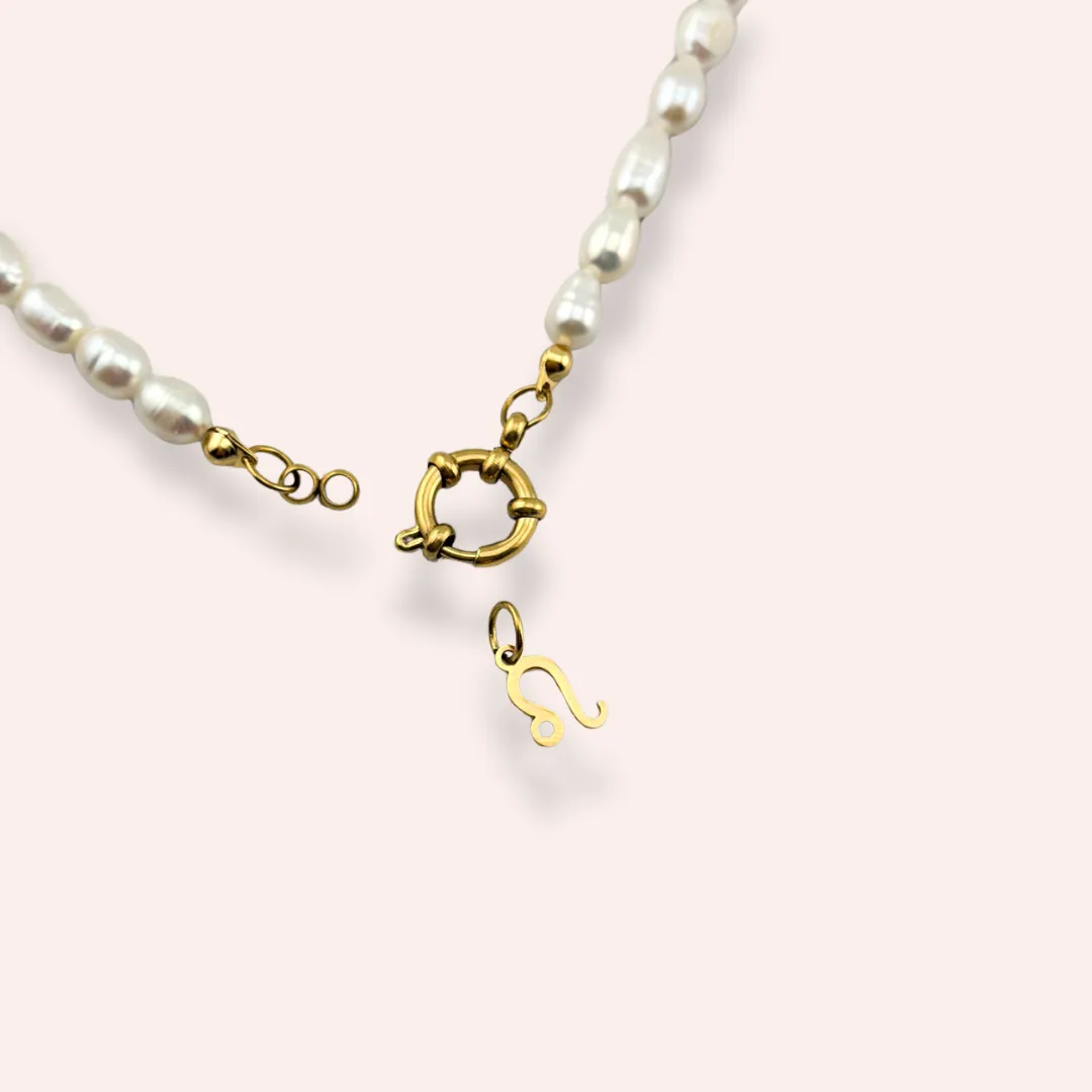 Pearl Zodiac Necklace