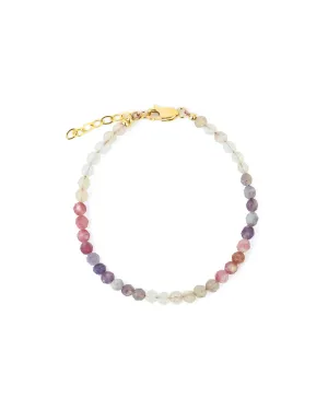 Pink Mix Stone Bracelet | 4mm