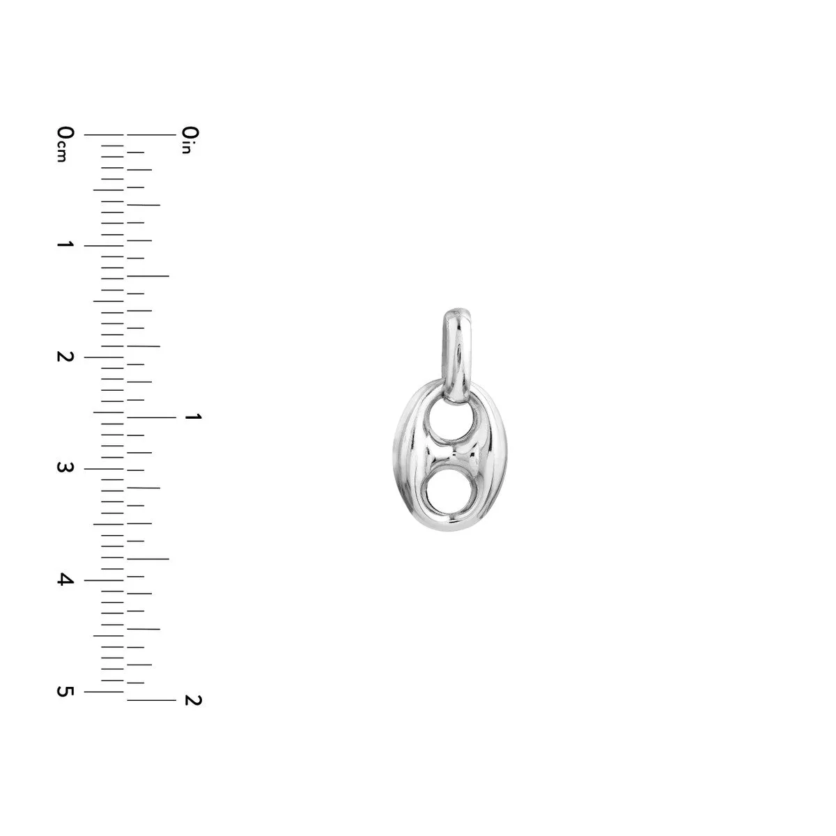 Polished Puffed Mariner Link Pendant