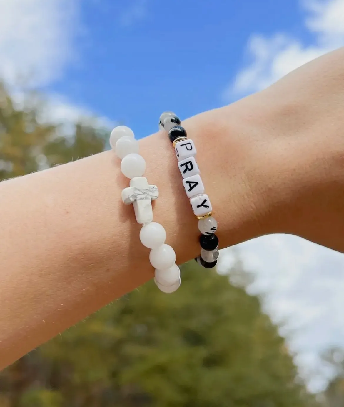 Pray Letter Bracelet