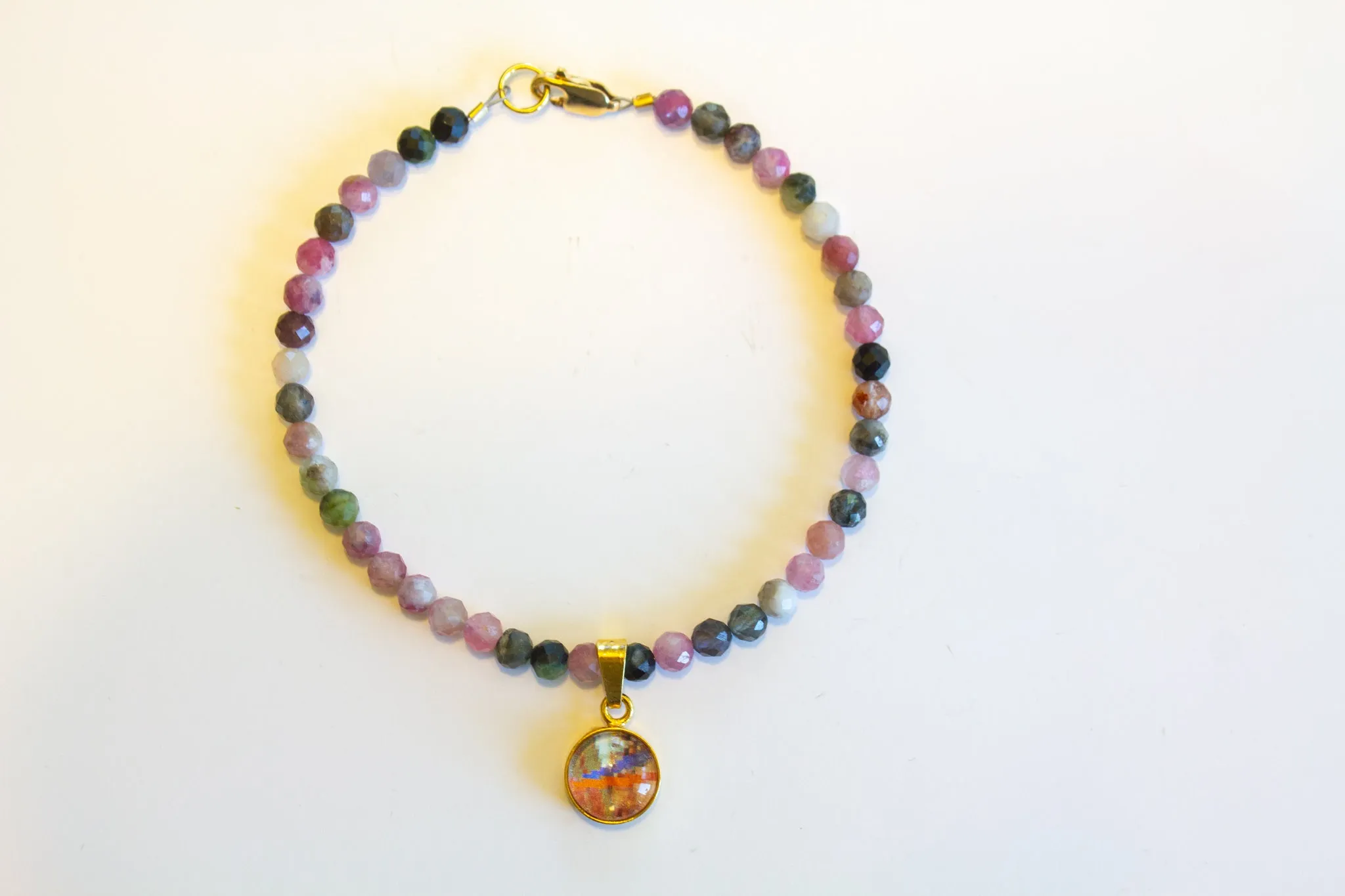 PRECIOUS GEMSTONE BRACELET-BRAZILIAN TOURMALINE