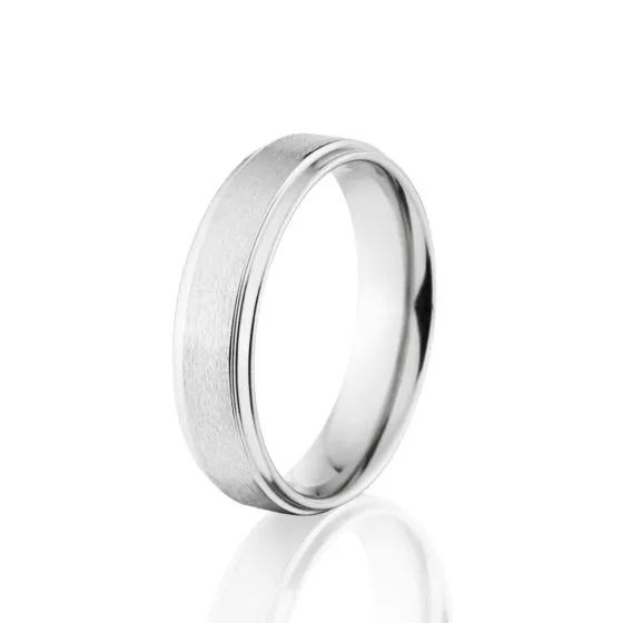 Premium Finished Cobalt Rings: Stone Cobalt Band