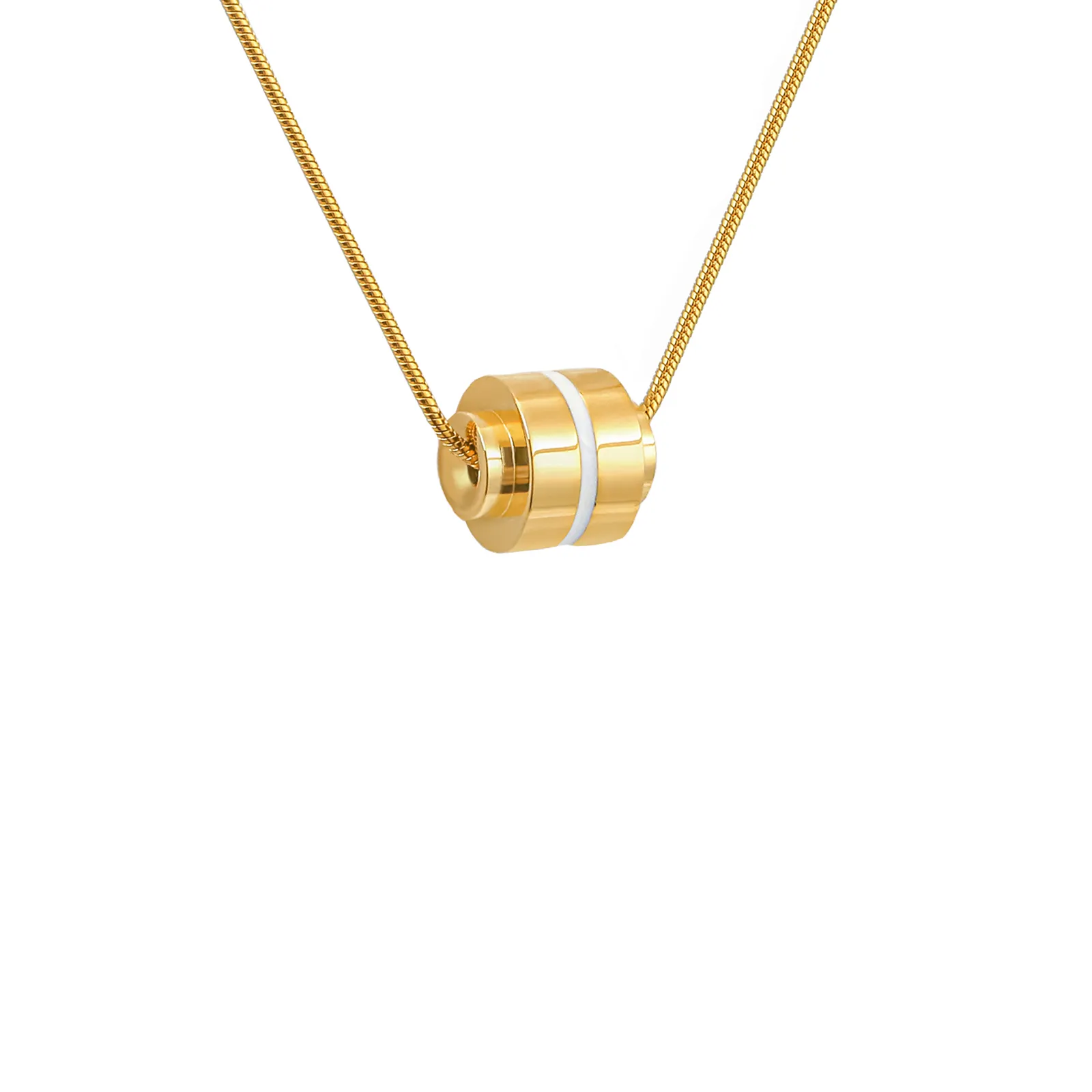 PT303GW B.Tiff Gold Bearing Pendant Necklace