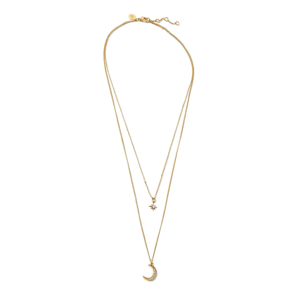 Real Gold Plated Z Celestial Necklace