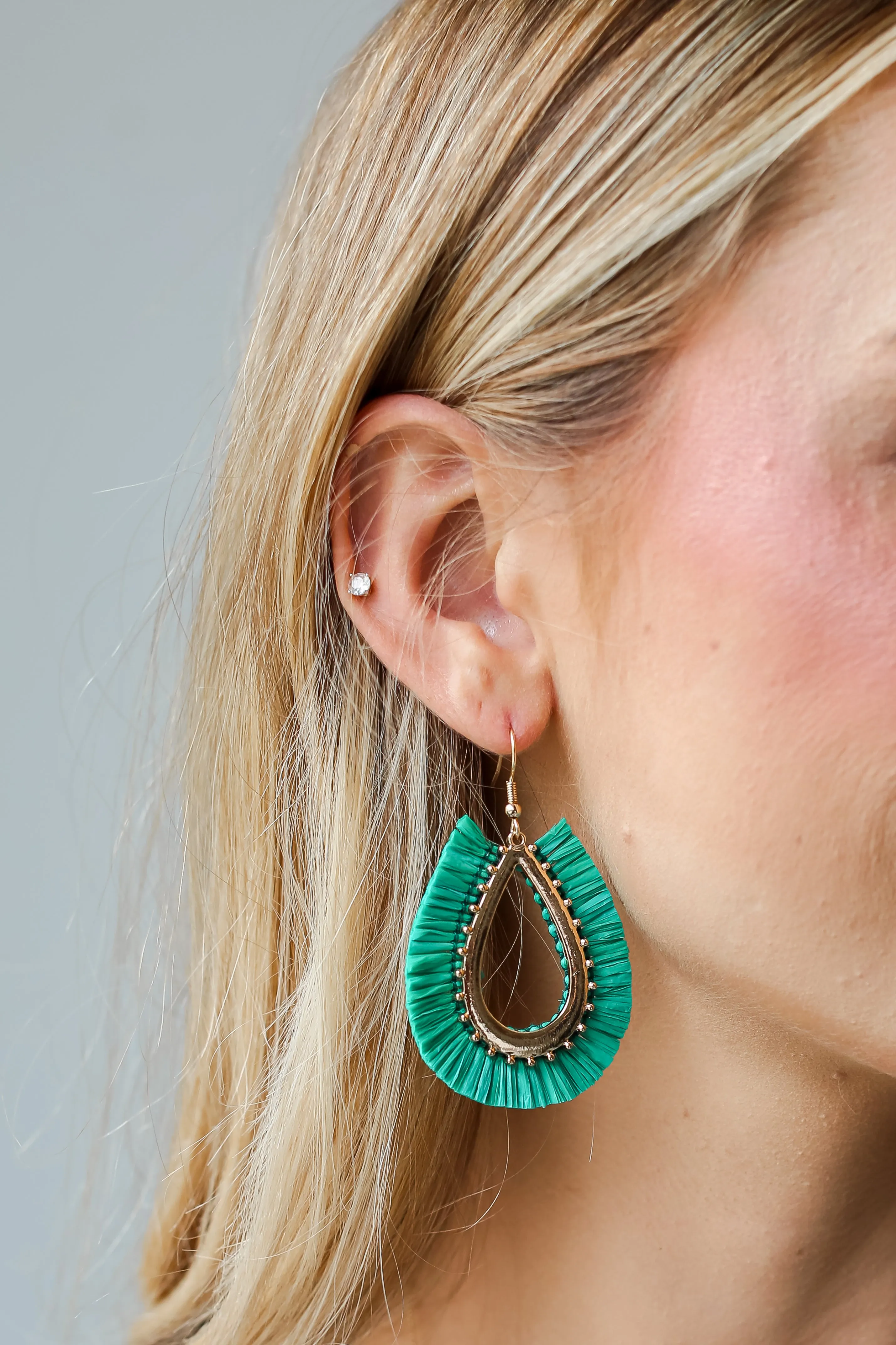 Rowan Fringe Teardrop Earrings