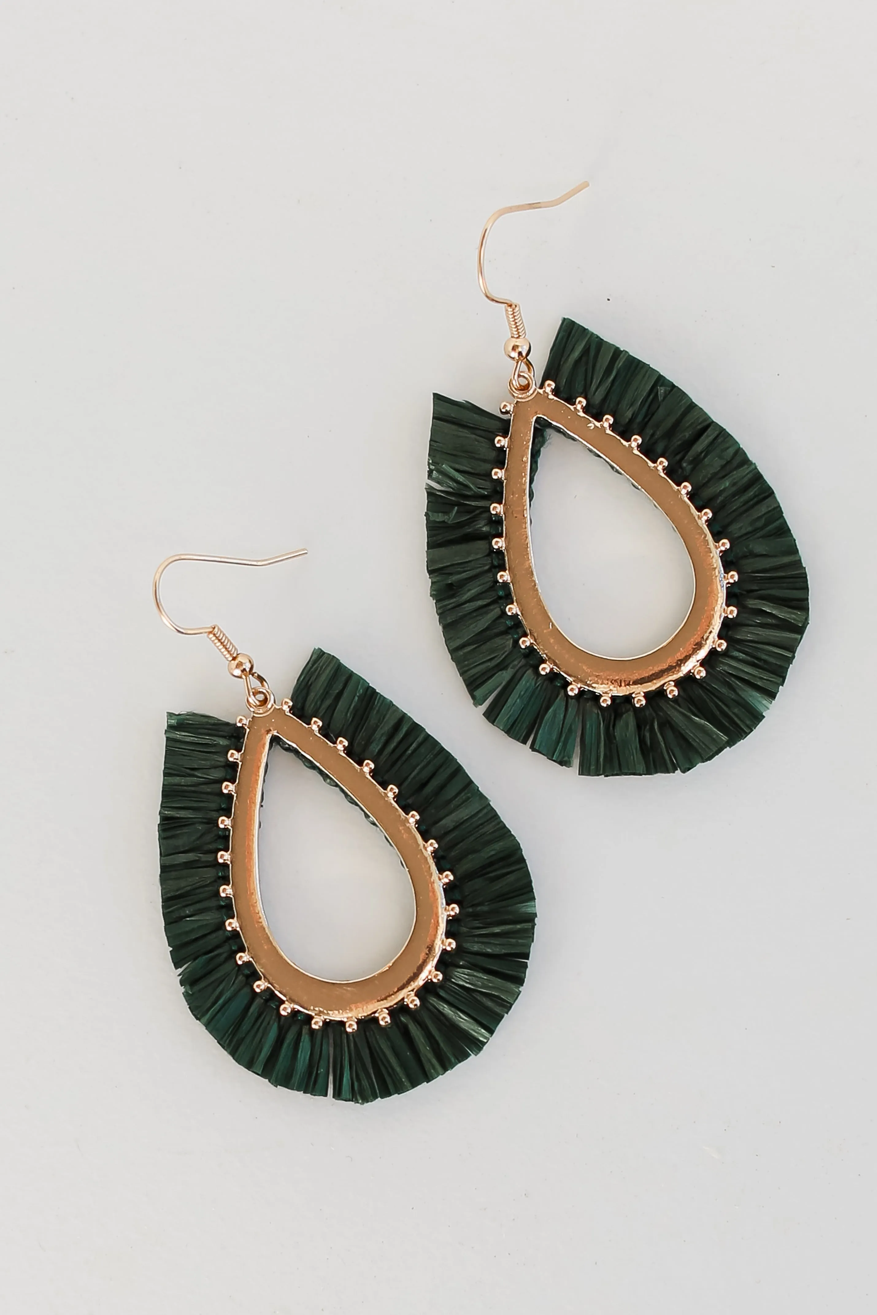 Rowan Fringe Teardrop Earrings